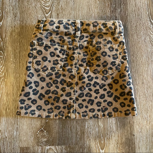 Cat & Jack Leopard Cheetah Print Corduroy Skirt! - Picture 3 of 3